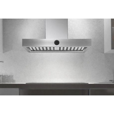 AIRFORCE AIRFORCE Vis Boxy IX/A/90 90cm Inox Απορροφητήρας Εντοιχιζόμενος Τζάκι